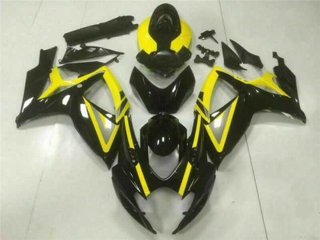 Black 06-07 GSXR 600/750 ABS Motorcycle Fairings Black 06-07 GSXR 600/750 ABS Motorcycle Fairings