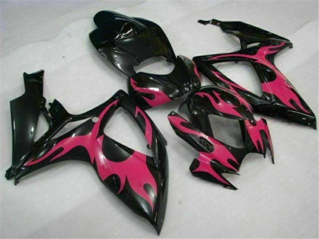 Black 06-07 GSXR 600/750 Motorcycle Bodywork
