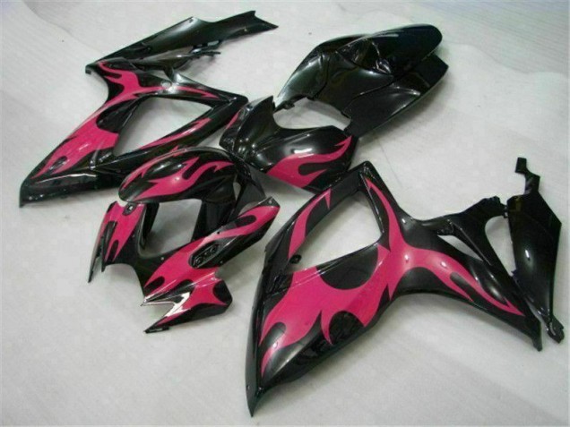 Black 06-07 GSXR 600/750 Motorcycle Bodywork