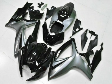 Black 06-07 GSXR 600/750 Motorcycle Fairing Kits