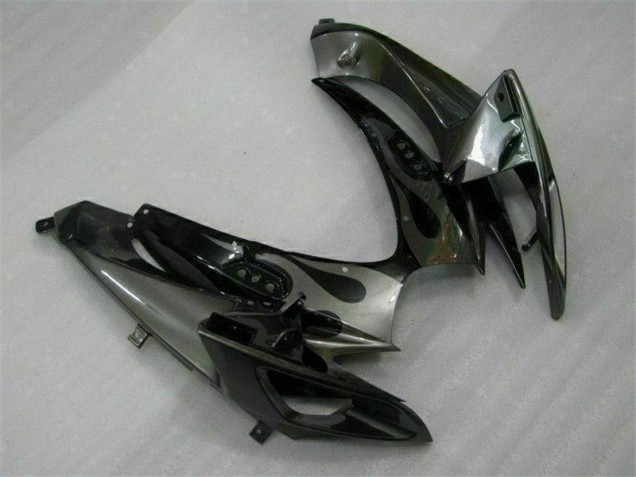 Black 06-07 GSXR 600/750 Motorcycle Fairing Kits & Plastic Black 06-07 GSXR 600/750 Motorcycle Fairing Kits & Plastic