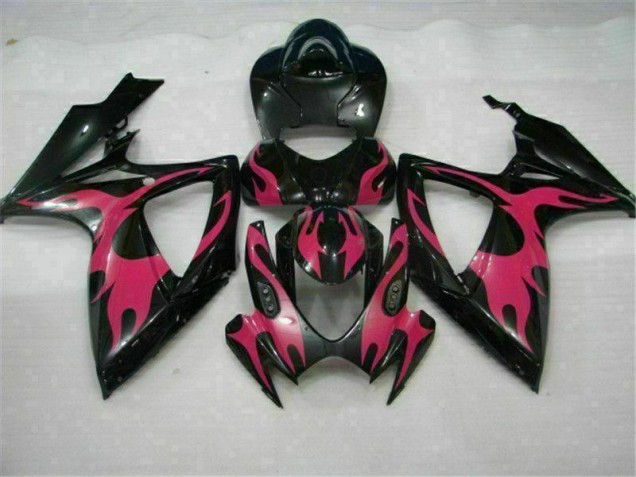 Black 06-07 GSXR 600/750 Motorcycle Fairings Black 06-07 GSXR 600/750 Motorcycle Fairings