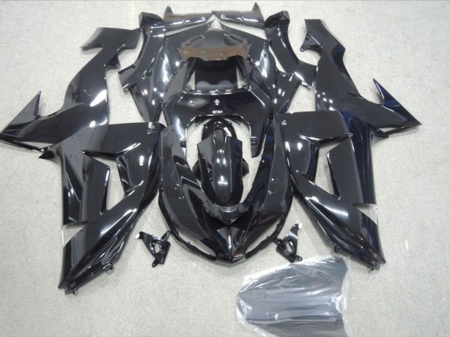 Black 06-07 ZX10R Motorcycle Fairings Black 06-07 ZX10R Motorcycle Fairings
