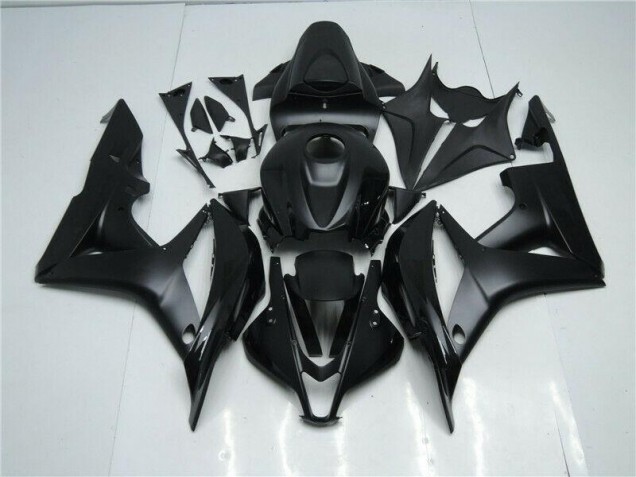 Black 07-08 CBR600RR Motorcycle Fairings Black 07-08 CBR600RR Motorcycle Fairings