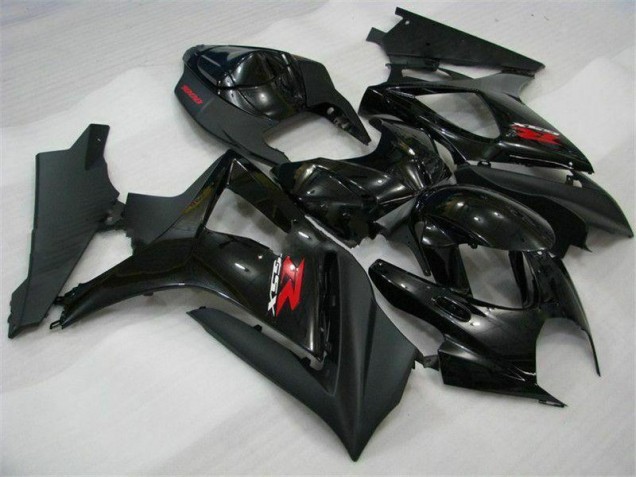 Black 07-08 GSXR 1000 Motorcycle Fairing