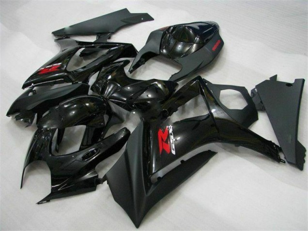 Black 07-08 GSXR 1000 Motorcycle Fairing