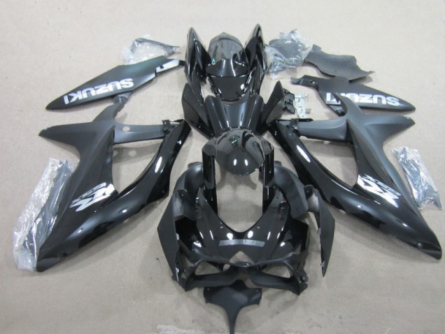 Black 08-10 GSXR 600 Motorcycle Fairing Black 08-10 GSXR 600 Motorcycle Fairing