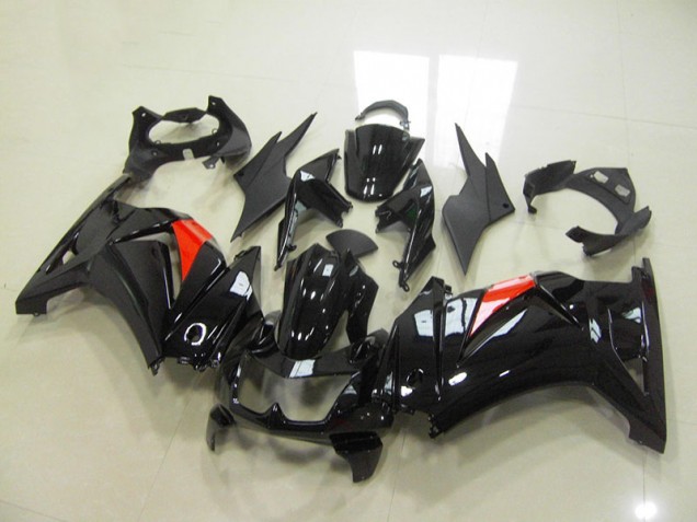 Black 08-12 ZX250R Motorcycle Fairings Black 08-12 ZX250R Motorcycle Fairings