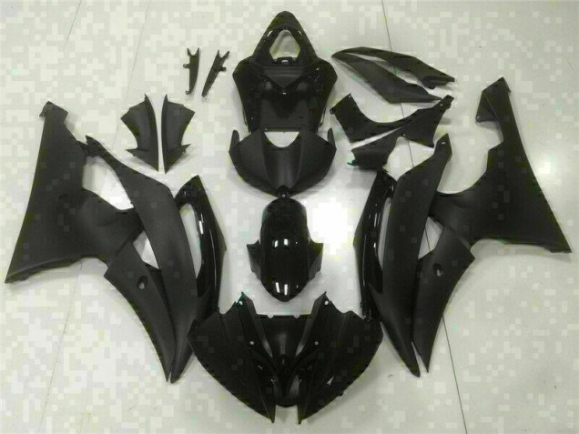 Black 08-16 YZF R6 ABS Motorcycle Fairings Black 08-16 YZF R6 ABS Motorcycle Fairings