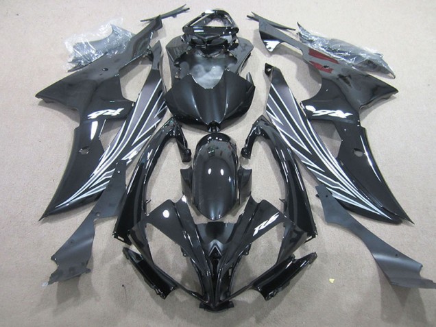 Black 08-16 YZF R6 Aftermarket Motorcycle Fairings Black 08-16 YZF R6 Aftermarket Motorcycle Fairings