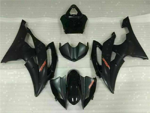 Black 08-16 YZF R6 Motorcycle Fairing Kits & Plastic Black 08-16 YZF R6 Motorcycle Fairing Kits & Plastic