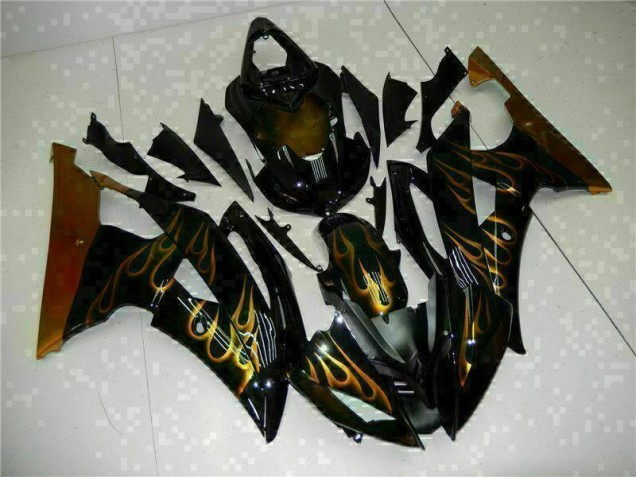 Black 08-16 YZF R6 Motorcycle Fairing