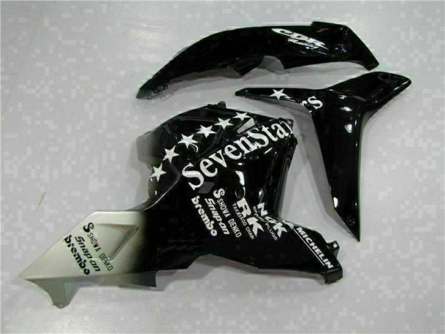 Black 09-12 CBR600RR Motorcycle Fairing Black 09-12 CBR600RR Motorcycle Fairing