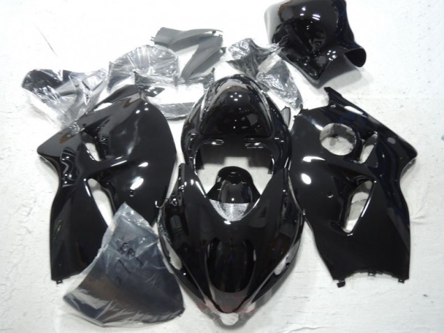 Black 96-07 GSXR 1300 Hayabusa Motorcycle Fairings