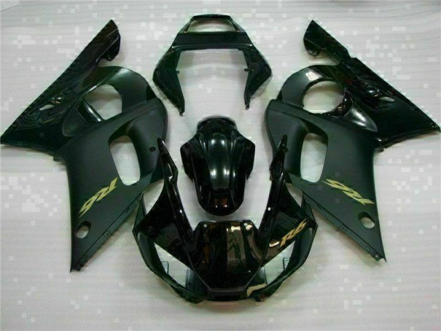 Black 98-02 YZF R6 Full Motorcycle Fairing Kits Black 98-02 YZF R6 Full Motorcycle Fairing Kits
