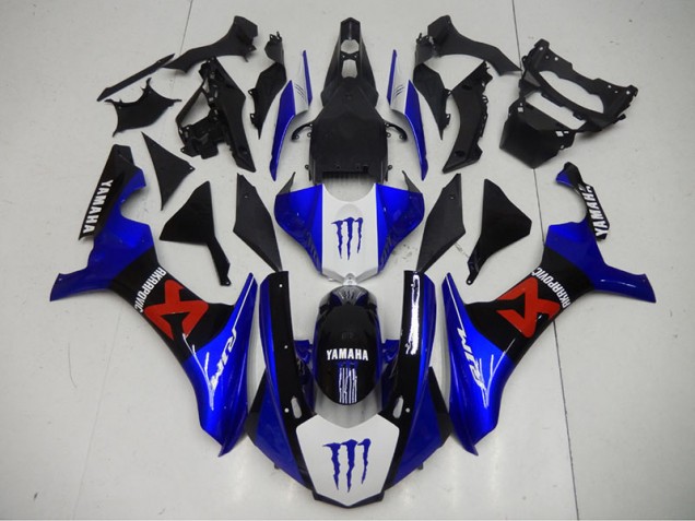 Black Blue 15-19 YZF R1 Motorcycle Bodywork Black Blue 15-19 YZF R1 Motorcycle Bodywork