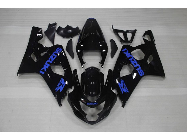 Black Blue Decal 04-05 GSXR 750 Motorcycle Fairings Black Blue Decal 04-05 GSXR 750 Motorcycle Fairings