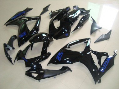 Black Blue Decal 06-07 GSXR 750 Motorcycle Fairings