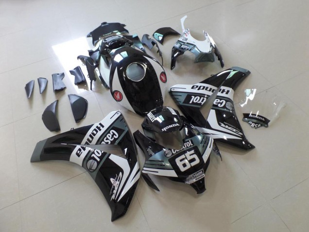 Black Castrol 65 08-11 CBR1000RR Motorcycle Fairings Black Castrol 65 08-11 CBR1000RR Motorcycle Fairings
