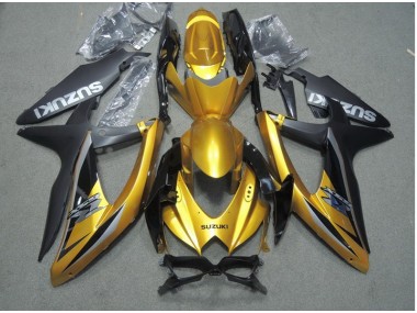 Black Gold 08-10 GSXR 600 Motorcycle Fairings