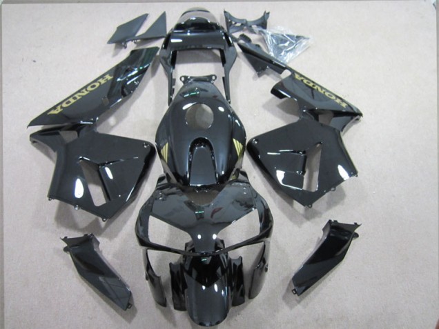 Black Gold Decal 03-04 CBR600RR Motorcycle Fairing