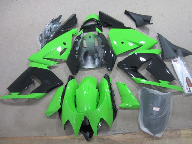 Black Green 03-05 ZX10R Motorcycle Fairings Black Green 03-05 ZX10R Motorcycle Fairings