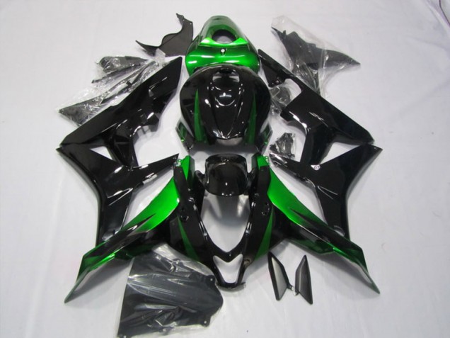 Black Green 07-08 CBR600RR Motorcycle Fairing Black Green 07-08 CBR600RR Motorcycle Fairing