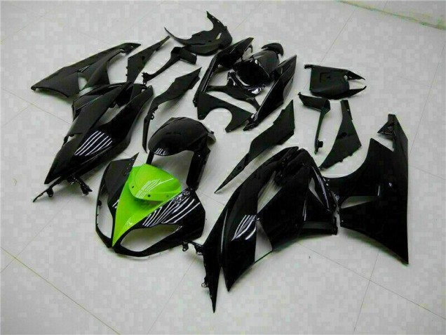 Black Green 09-12 ZX6R Full Motorcycle Fairing Kits Black Green 09-12 ZX6R Full Motorcycle Fairing Kits