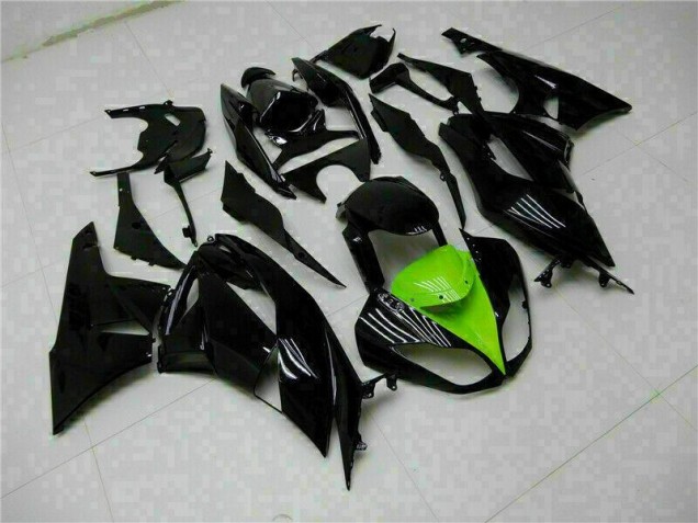 Black Green 09-12 ZX6R Full Motorcycle Fairing Kits Black Green 09-12 ZX6R Full Motorcycle Fairing Kits