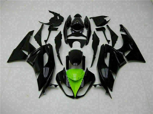 Black Green 09-12 ZX6R Full Motorcycle Fairing Kits Black Green 09-12 ZX6R Full Motorcycle Fairing Kits