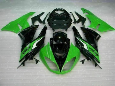 Black Green 09-12 ZX6R Motorcycle Bodywork