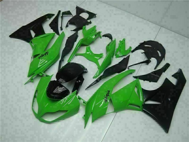 Black Green 09-12 ZX6R Motorcycle Fairings Black Green 09-12 ZX6R Motorcycle Fairings