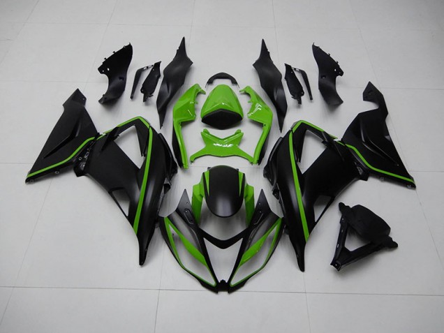 Black Green 13-18 ZX6R Motorcycle Fairing Black Green 13-18 ZX6R Motorcycle Fairing