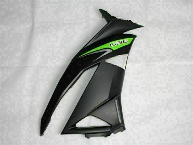 Black Green 636 09-12 ZX6R Motorcycle Fairings Black Green 636 09-12 ZX6R Motorcycle Fairings
