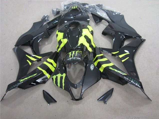 Black Green Monster 07-08 CBR600RR Motorcycle Fairings Black Green Monster 07-08 CBR600RR Motorcycle Fairings