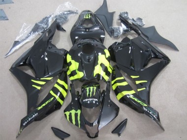 Black Green Monster 09-12 CBR600RR Motorcycle Fairings