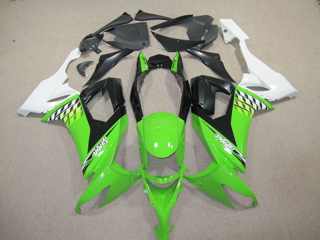Black Green Ninja 08-10 ZX10R Motorcycle Fairings Black Green Ninja 08-10 ZX10R Motorcycle Fairings