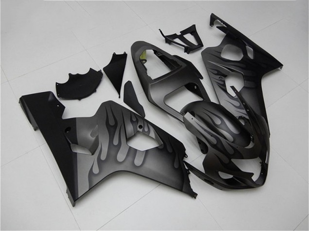 Black Grey 04-05 GSXR 600/750 Motorcycle Fairings Black Grey 04-05 GSXR 600/750 Motorcycle Fairings
