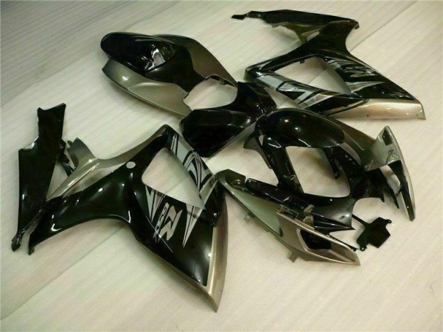 Black Grey 06-07 GSXR 600/750 Motorcycle Fairings Black Grey 06-07 GSXR 600/750 Motorcycle Fairings