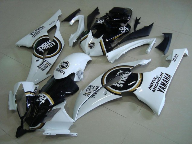 Black Lucky Strike 08-16 YZF R6 Motorcycle Fairings