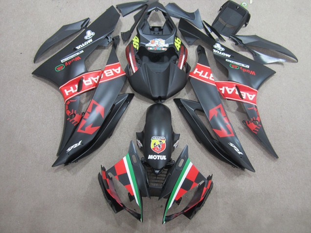 Black Motul 46 06-07 YZF R6 Motorcycle Fairings