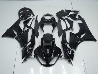 Black OEM Style 09-12 ZX6R Motorcycle Fairings