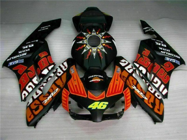 Black Orange 04-05 CBR1000RR Motorcycle Fairings Black Orange 04-05 CBR1000RR Motorcycle Fairings