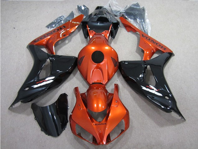 Black Orange 06-07 CBR1000RR Motorcycle Fairings