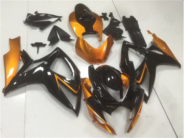 Black Orange 06-07 GSXR 600/750 Motorcycle Fairing Black Orange 06-07 GSXR 600/750 Motorcycle Fairing