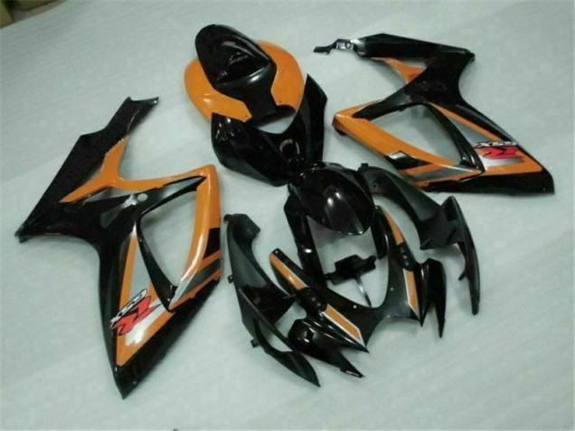 Black Orange 06-07 GSXR 600/750 Motorcycle Fairings Black Orange 06-07 GSXR 600/750 Motorcycle Fairings