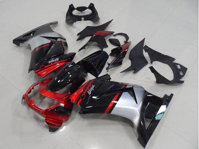 Black Orange 08-12 ZX250R Motorcycle Fairings