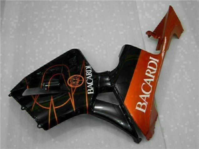 Black Orange BACARDI 05-06 CBR600RR Motorcycle Fairings Black Orange BACARDI 05-06 CBR600RR Motorcycle Fairings