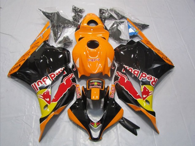 Black Orange Red Bull 09-12 CBR600RR Motorcycle Fairings Black Orange Red Bull 09-12 CBR600RR Motorcycle Fairings