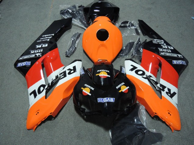 Black Orange Repsol 04-05 CBR1000RR Motorcycle Fairing Black Orange Repsol 04-05 CBR1000RR Motorcycle Fairing